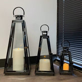 Black lantern set 3 pcs